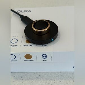 Oura Ring in Black and Gold
